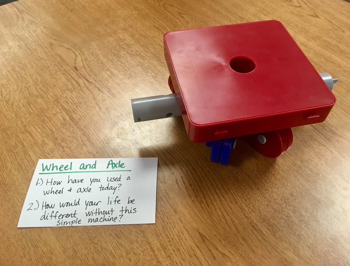 6th graders found out simple machines aren't so simple! Only 1 of 5 groups successfully built this in STEM class today. <a href="/Tomahawk_prin/">Tomahawk Elementary</a>