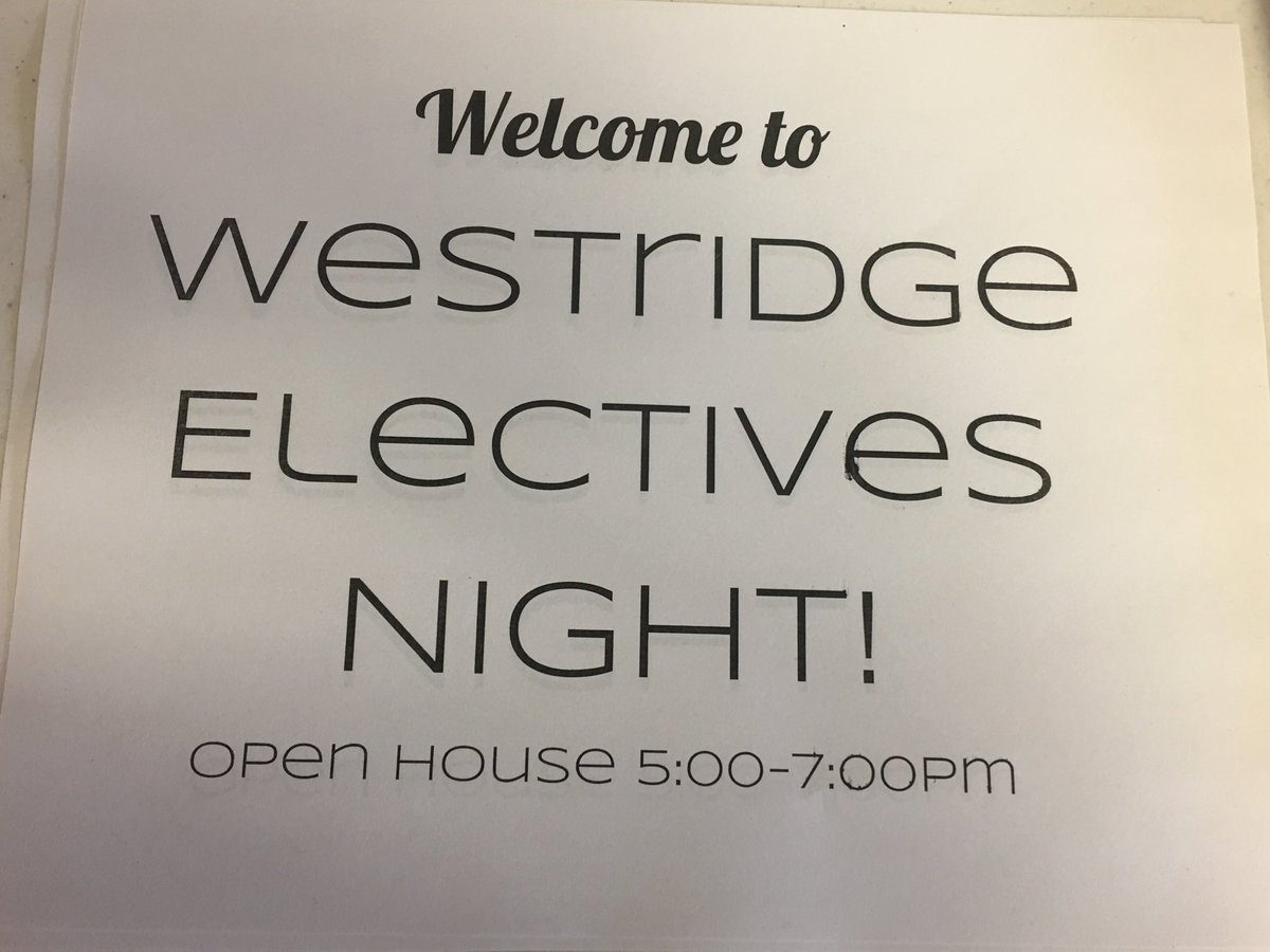 jenbrethour's tweet photo. Electives night @WRidgeMS ! Awesome to see what the kids have been learning.  #WMSChamps #foodanddrink #karaokefun #prizes #artprojects https://t.co/55fFYnAeIC