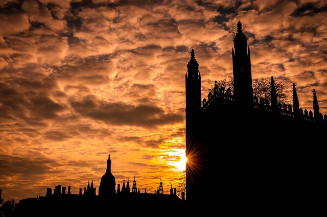 HistoryNeedsYou's tweet photo. #Cambridge sunset, especially for Alan Turing.
#photography by Marcus Saul https://t.co/g3cCA3ZCQC