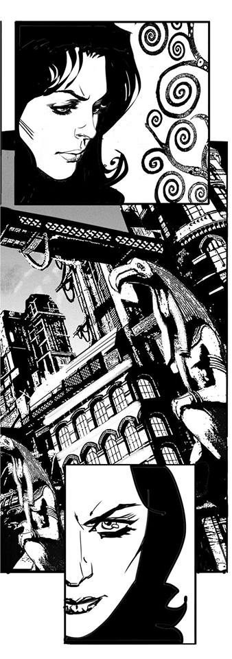 CChiaverotti's tweet photo. Uno scorcio di tavola tratta dal nuovo corso di #MorganLost. L'autore è #MaxBertolini #SergioBonelliEditore #DarkNovels #Numero0 https://t.co/TGPmPU3OKq