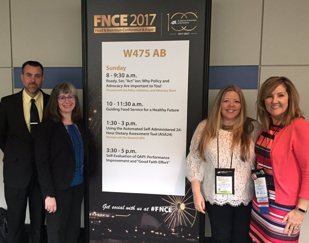 EatRightND's tweet photo. We loved seeing #NDAND member @KareneRD share her expertise in policy and advocacy at #FNCE ! #eatrightnd #northdakotaproud https://t.co/Gg1aikOioL