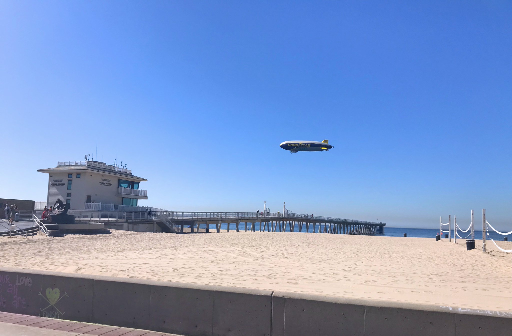 Angie Crouch on Twitter "We spotted the Goodyearblimp flying low over