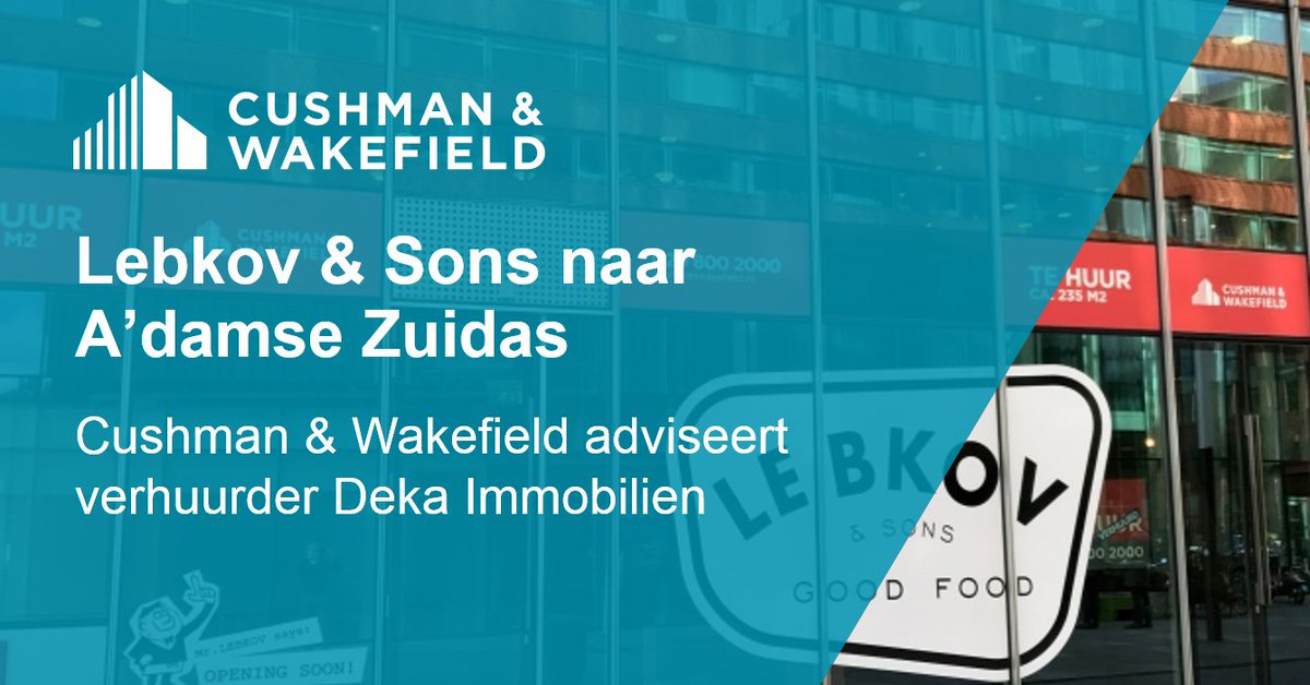 Lebkov &amp; Sons opent vijfde vestiging op Amsterdamse #Zuidas.  ow.ly/jGlJ30g8GVj #vastgoed <a href="/lebkov/">Lebkov & Sons</a>