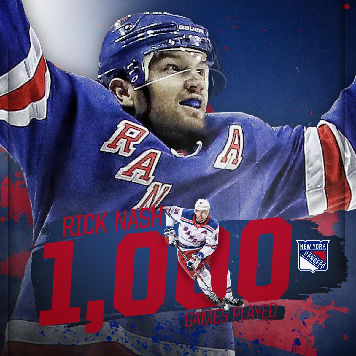 NHL's tweet photo. The 1,000 Games Played Club just got #Nashty. https://t.co/w4yV9nRVRr