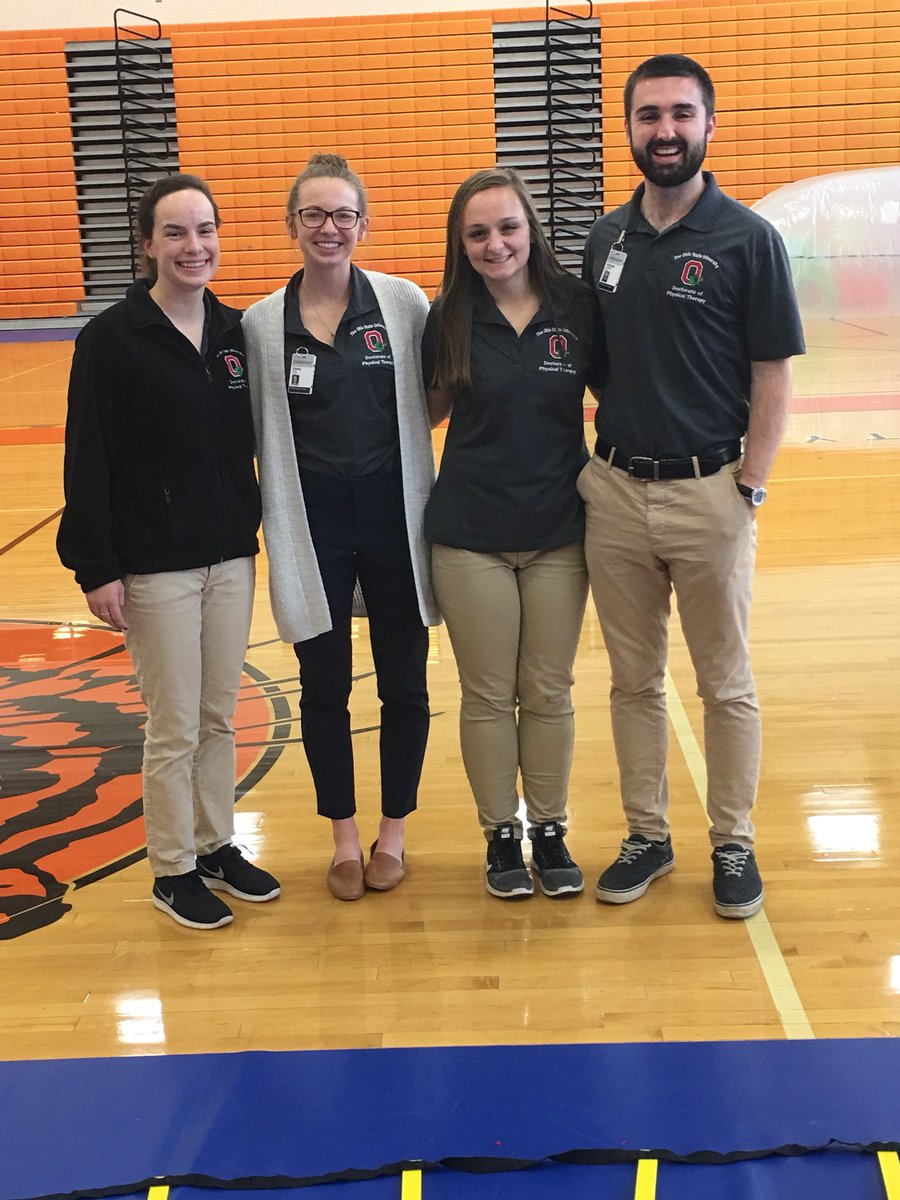 TheOhioStateDPT's tweet photo. OSU DPT students educating high school students on what PT is and what a career in PT looks like #choosept #osudpt https://t.co/M7Mqhi0Hdj