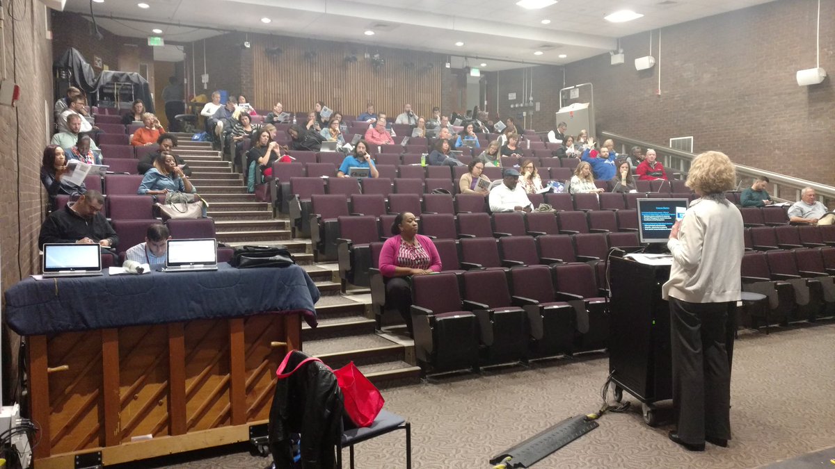 BCPScounseling's tweet photo. Counselors and Master Schedulers received curriculum updates today.  Preparing for the 2018-2019 school year begins now! @BCPSStuServ https://t.co/m13AQjhy0K