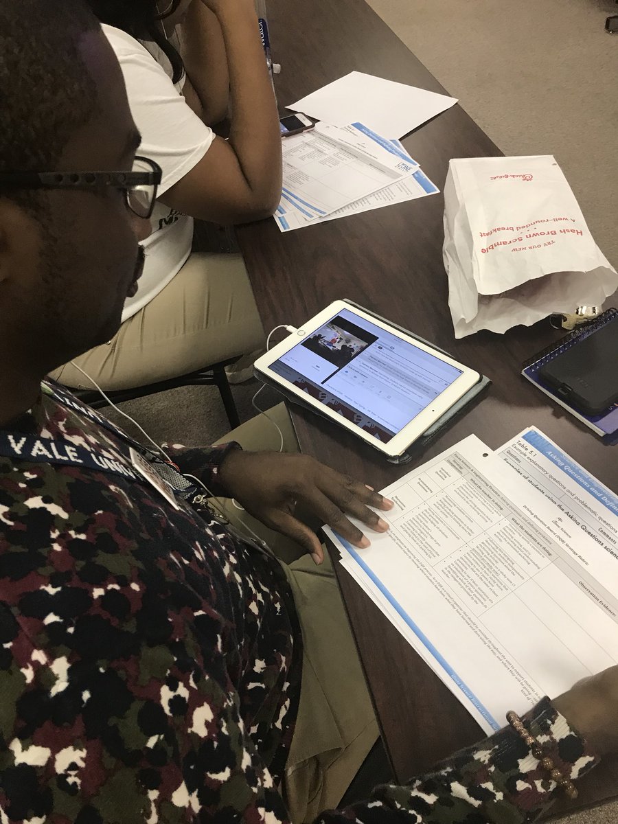 iZoneScienceSCS's tweet photo. It’s almost 6:30 p.m. but our science teachers are here engaging in video reflections using @Edivate_HR. #iZoneScience @SCSK12Unified https://t.co/3QF2czDxXE