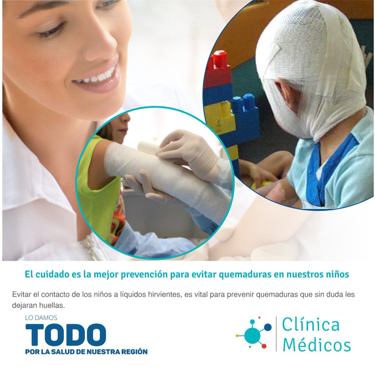 GClinicaMedicos's tweet photo. La mejor prevención para evitar quemaduras en los niños es el cuidado, de esto depende ver siempre cartas felices 😊🎀 #nomasniñosquemados https://t.co/ZdP3nfYiOg