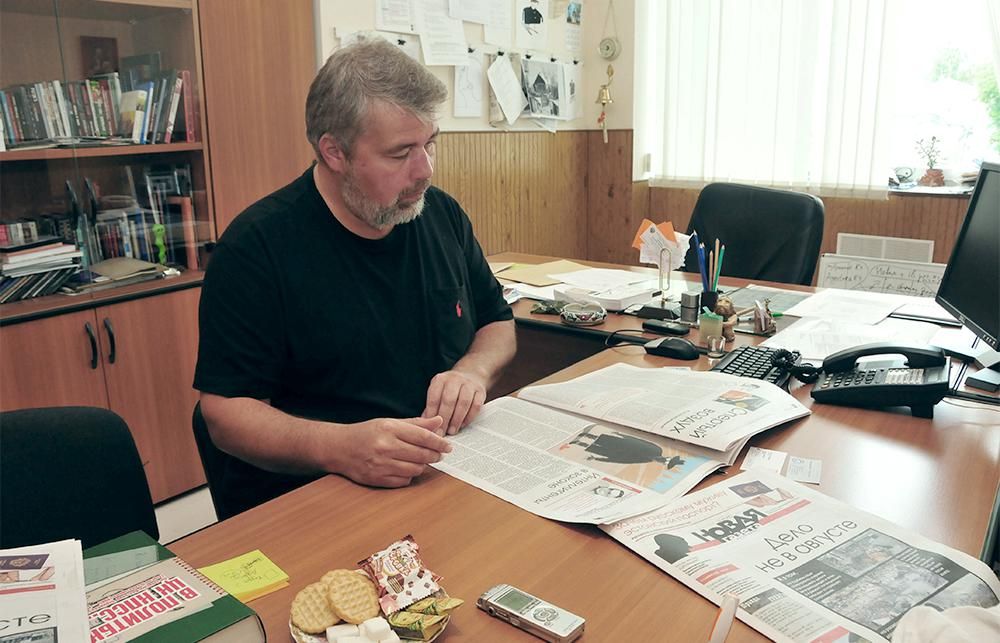It has come to this: Dmitry Muratov, editor of <a href="/novaya_gazeta/">Новая Газета</a> says 'no choice' but to arm staff after latest attack.