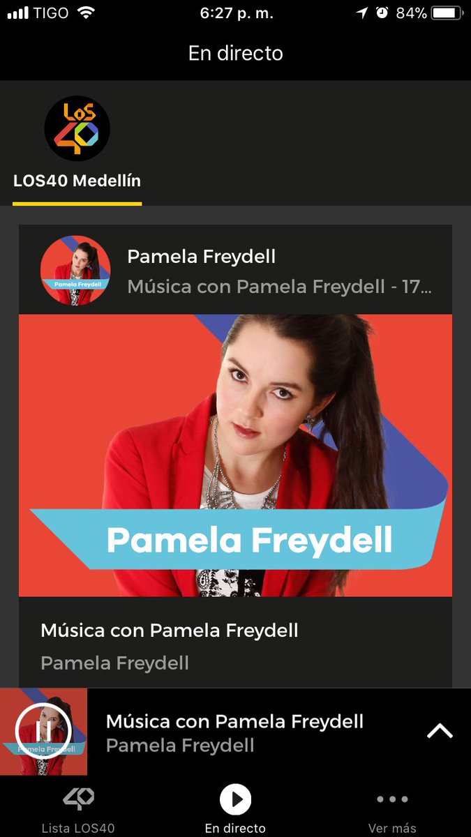 SantiagoNio7's tweet photo. @pamelafreydell @ClubBreakfastCo  Mi más grande #Ritvual es escuchar @los40medallo en mi día a día! Me encanta #Sonidosdeotromundo https://t.co/1IlkdQi5tr