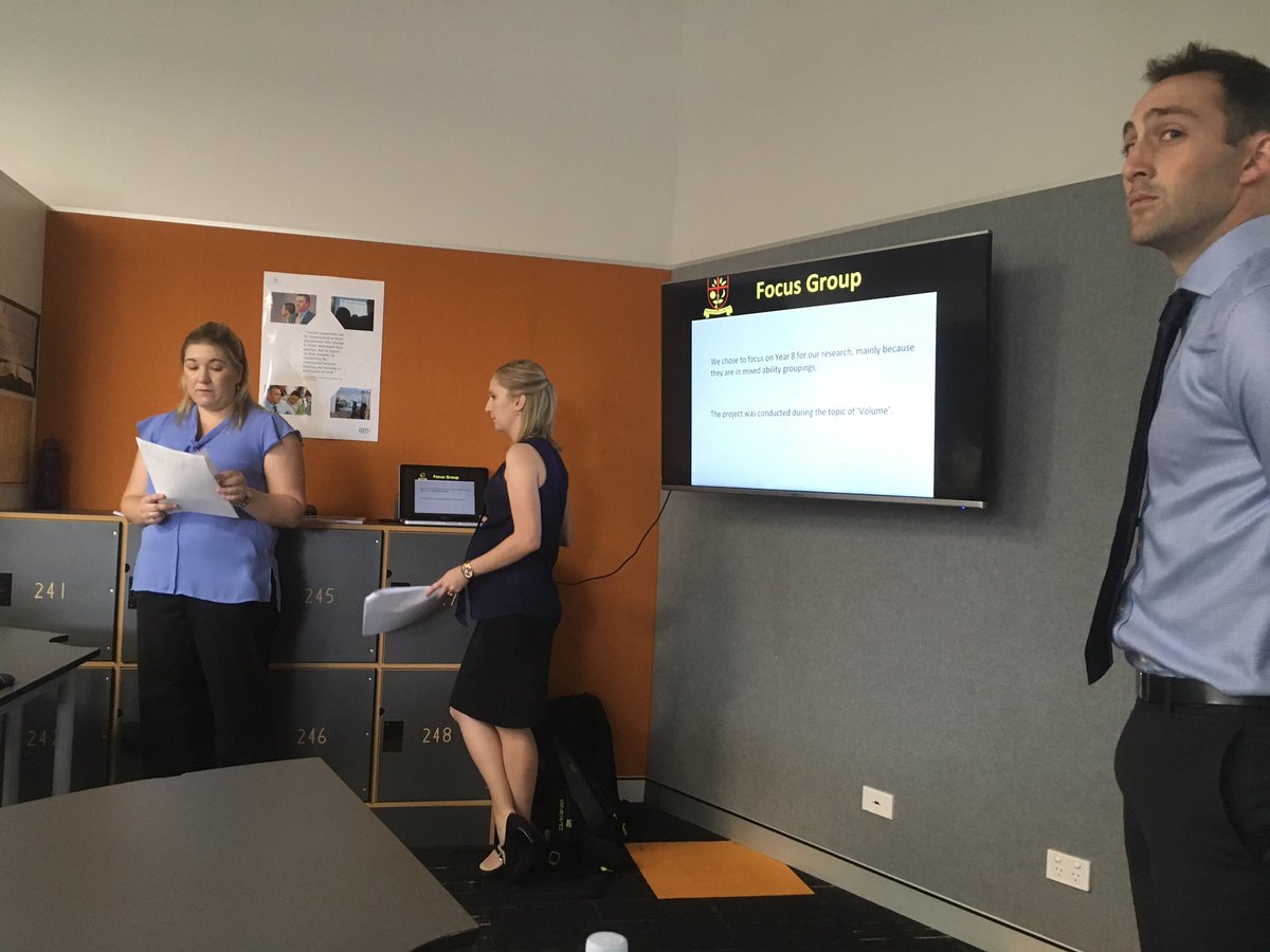 ram032's tweet photo. St Clare's mathematics staff presenting on using problem solving methods to develop persistence in their students #cedpmaths2017 https://t.co/bxaG5VUT7K
