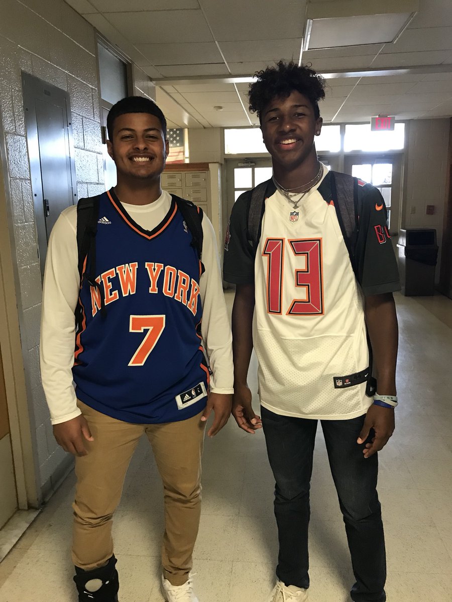 BCRAMMOUNTAIN's tweet photo. Jersey Day!! ππβΎοΈ #bcspiritweek @BCHSprincipal @MrBroderickBCHS https://t.co/dQCPPKSI4A