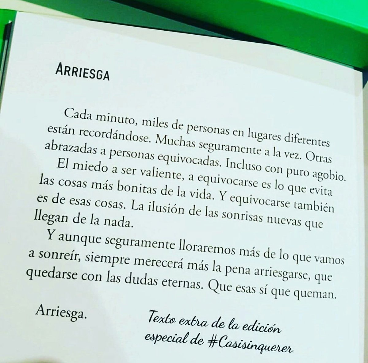 ElenaCaceres4's tweet photo. Arriesga https://t.co/4tDLvy7A0B
