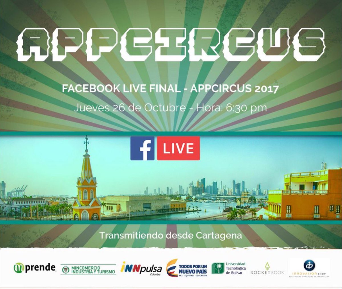 IKUinnovation's tweet photo. Si no pudo asistir al #Appcircus puede verlo aquí en #streaming https://t.co/hn1FdVPEhI @revistamprende #Startups #Apps #Colombia #inn #TIC https://t.co/Pb7ptwG3Vz