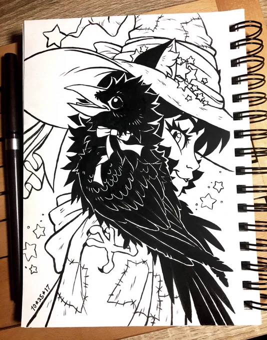 Day 25, (Companion)Ship #inktober #inktober2017 