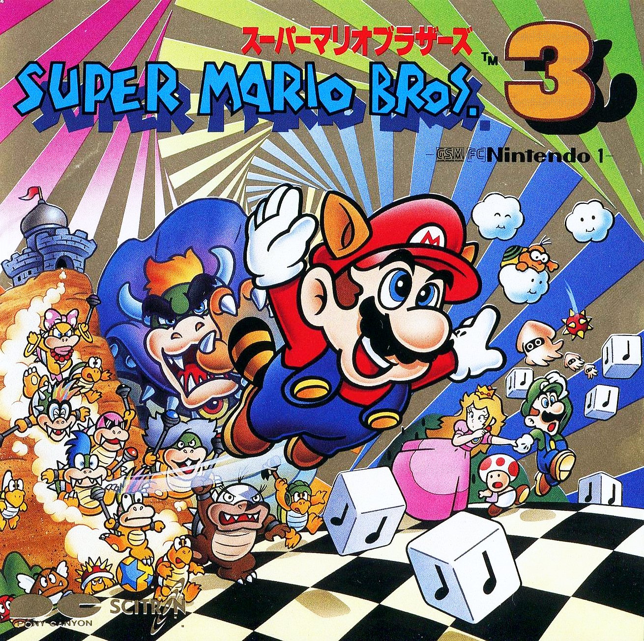 Super Mario Bros. 3 para NES (1988)