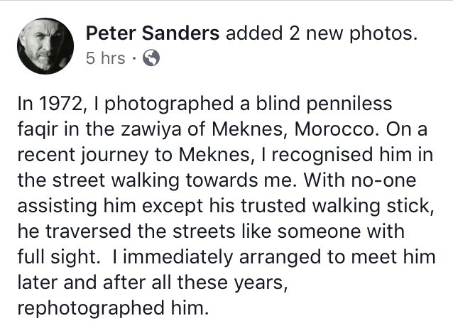 seydabil's tweet photo. Humility, nobility, and grace... in two pictures. #PeterSanders #Morocco https://t.co/taMVa6079S