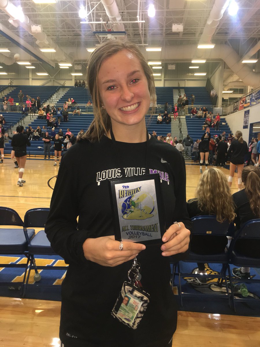 MaleVball's tweet photo. Congrats to our Camryn Rich for earning 7th region all tournament team! https://t.co/qID2oQXegT