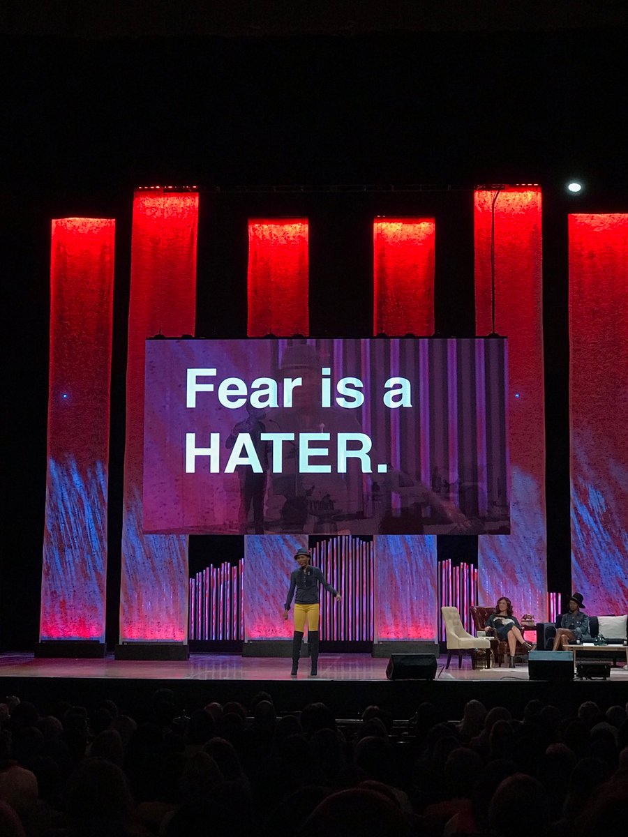 auroraarcher's tweet photo. Fear is a Hater @Luvvie #TogetherLive2017 #WomenSupportingWomen #Goddesses #BeTheChange https://t.co/YJiGi3gNYr