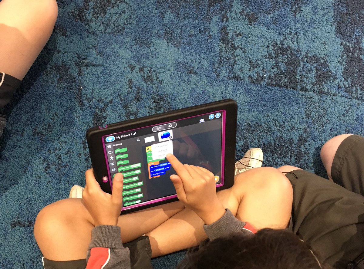 kylierphillips's tweet photo. Tech Club having fun learning marble painting with Tynker https://t.co/eSIuOUjF1y