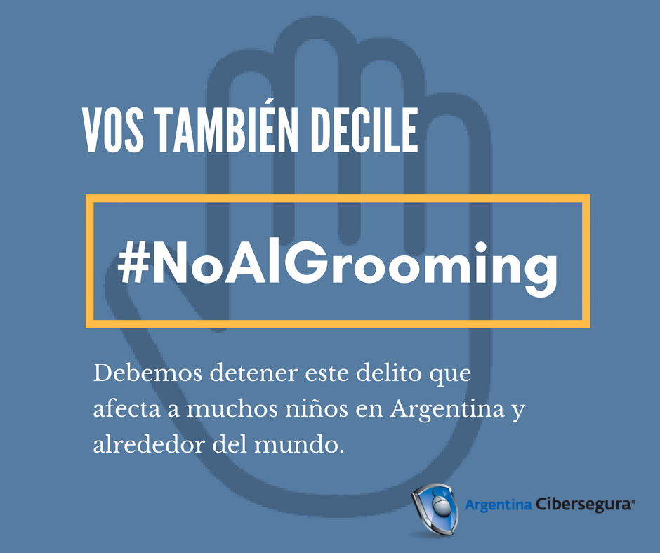 arg_cibersegura's tweet photo. Está pasando y está creciendo. Sumate y decile #NoAlGrooming https://t.co/JMmZboOQ72 https://t.co/9kKSWAuX3y