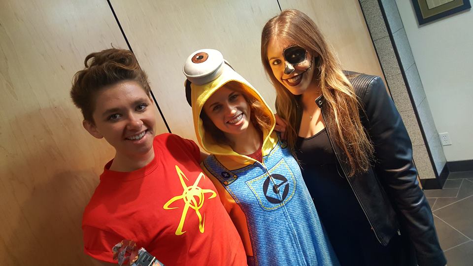 IVCmedia's tweet photo. #TBT to #Halloween with Jimmy Neutron, a minion, and Catrina. Who should we dress up as this year? https://t.co/lGtlVOb9ZM