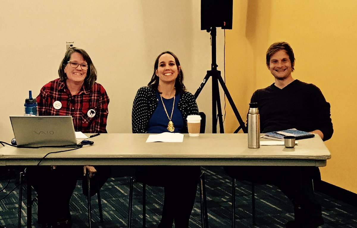 MMstrikesback's tweet photo. @AFTHigherEd @2017CEW amazing panel discussion at @NEIUCEW @mihalyfy @CUNYadjuncts @BRVogt @AFT_ACC @mihalyfy @2017CEW @FacultyNetwork https://t.co/u1arzFVQsT