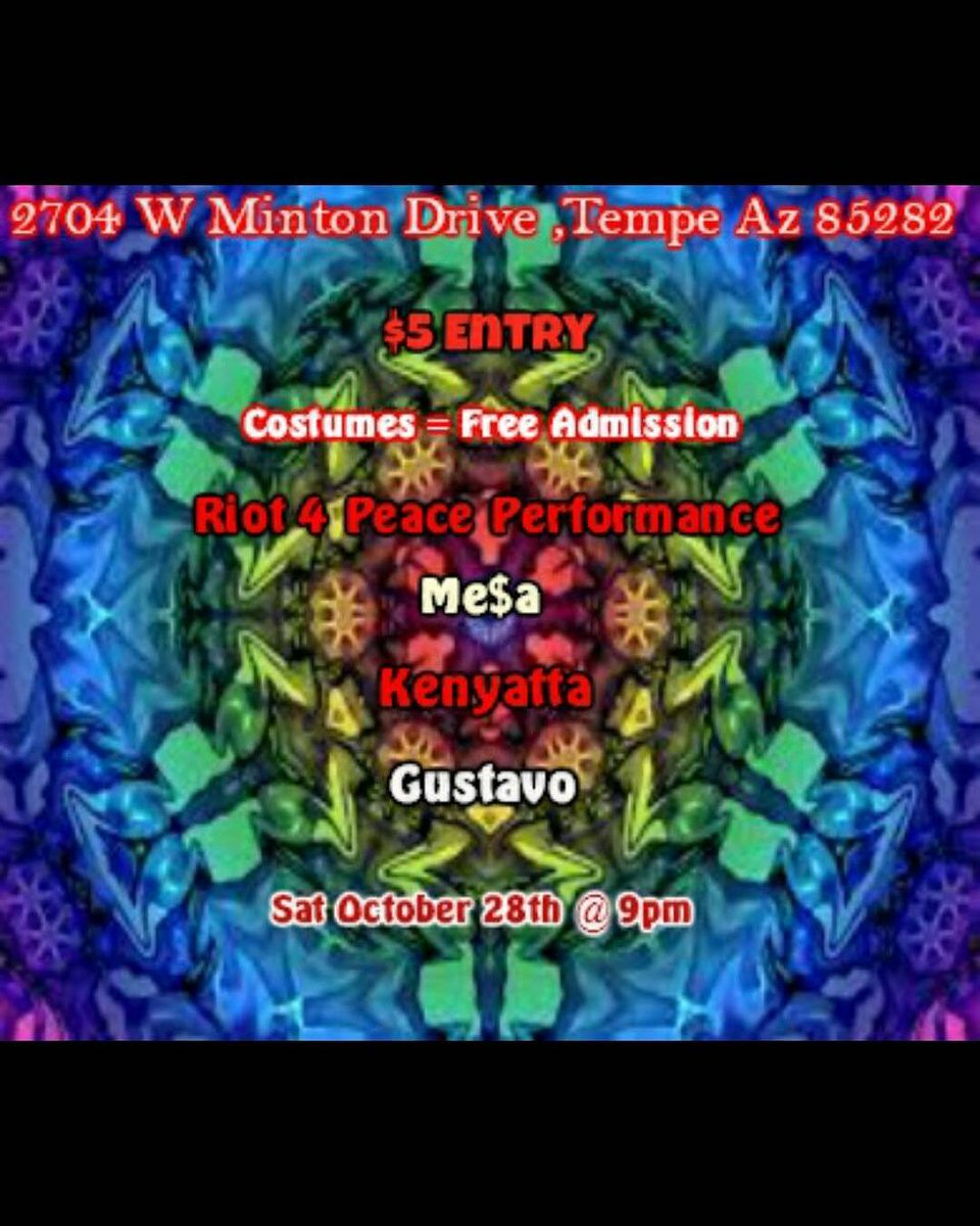 mesathekrook's tweet photo. Halloween Party this Saturday @ ASU! #Repost #LetsGetItCrackin https://t.co/jUae5FknR7