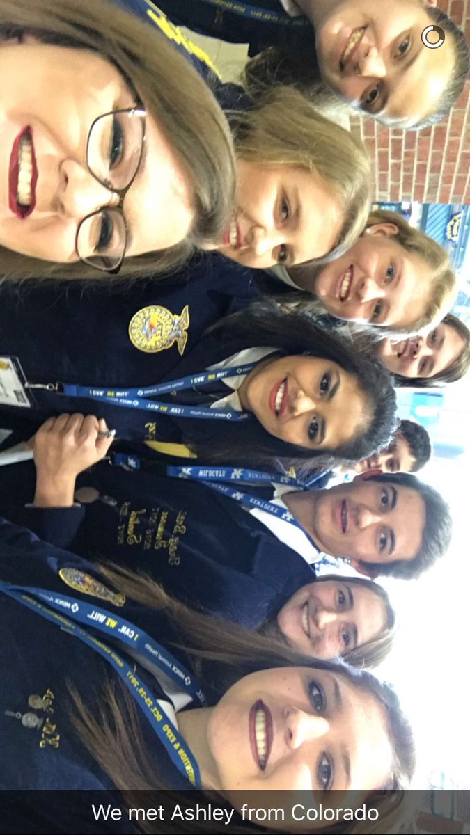 haven_ffa's tweet image. Haven FFA having a good time meeting new people and seeing new things in the expo center! @NationalFFA #iCanWeWilFFA
