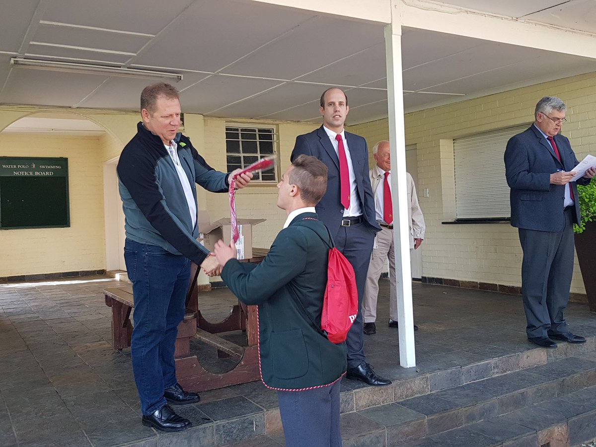 KingEdVIISchool's tweet photo. #RedMatrics @KingEdVIISchool #OBAwelcome thank you @DCPLovatt @graberms Byron Leggert Mr Faber Mr Liebenberg #redarmystrong @DerronvE https://t.co/BUDNtGs1er
