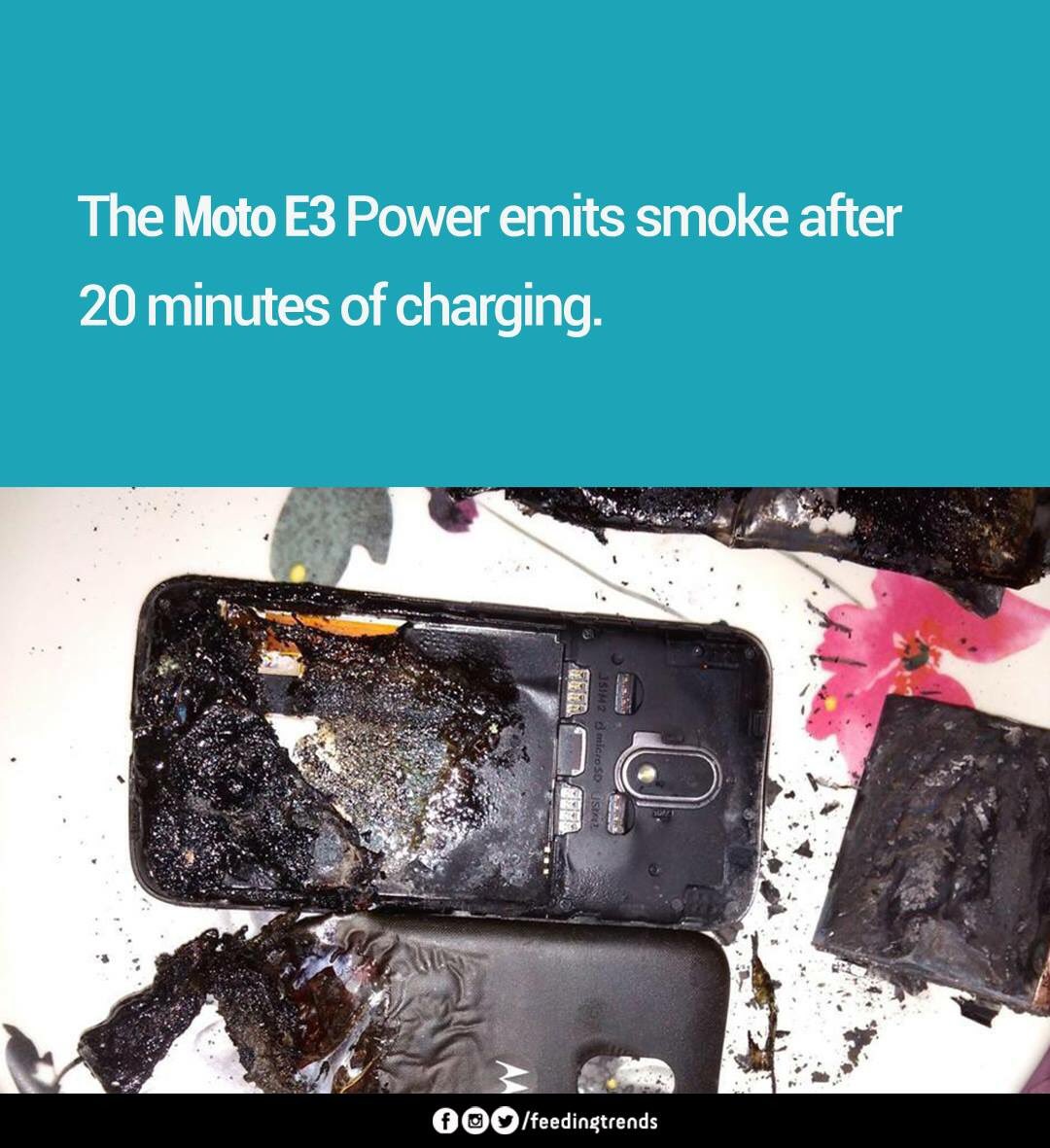 FeedingTrends_'s tweet photo. Only this was remaining! #MotoE3 phones in danger! #Smartphones #Friday #Motorola #BlastingPhones #FeedingTrends #VisitProfile #Follo4More https://t.co/X1dhOZGtkV