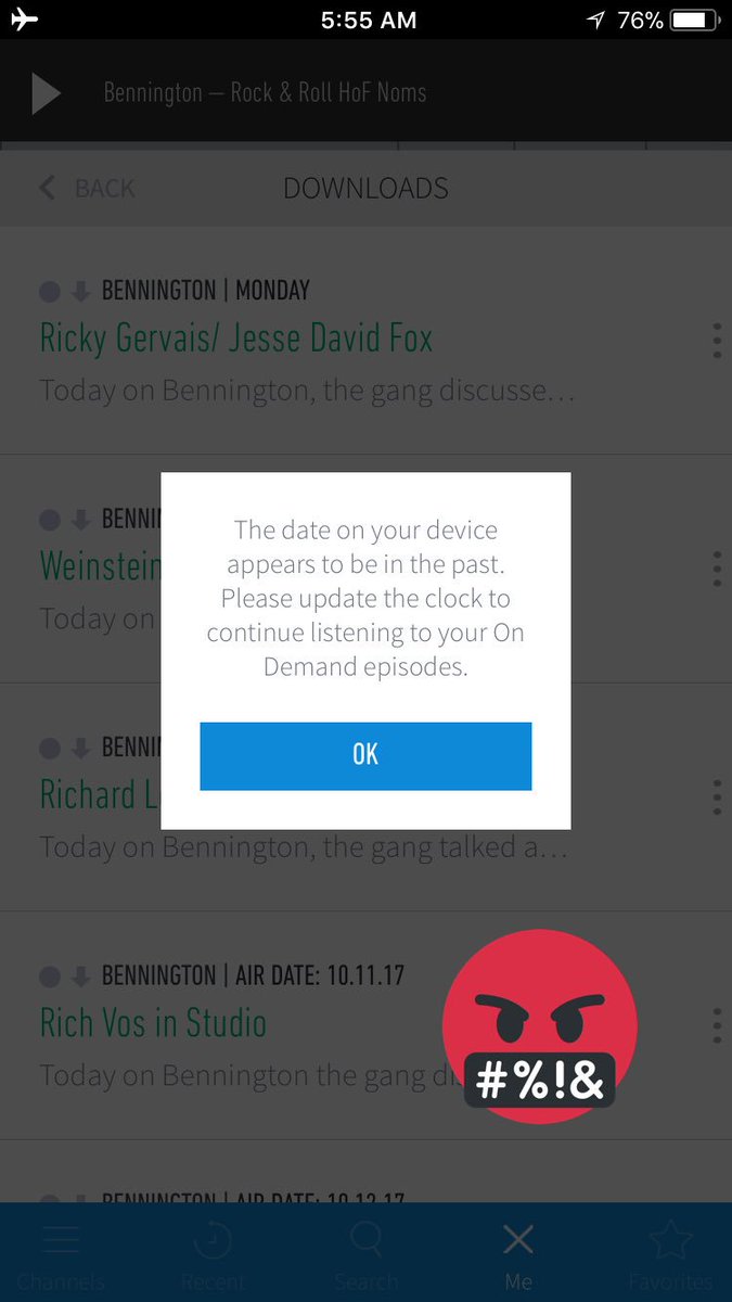 AndrewBaskett's tweet photo. @SIRIUSXM ,worst app on the App Store, cannot believe I continue to pay for this, and I can never quit because of @BenningtonShow @GailAaann https://t.co/Sq5UI69Rj6