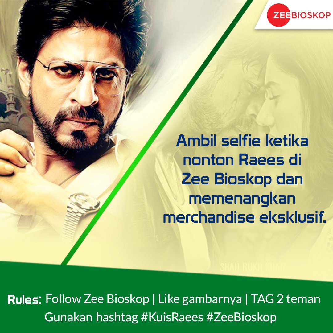 Yuk Ikutan ambil selfie dan menangkan hadiahnya! #ZeeBioskop #KuisRaees