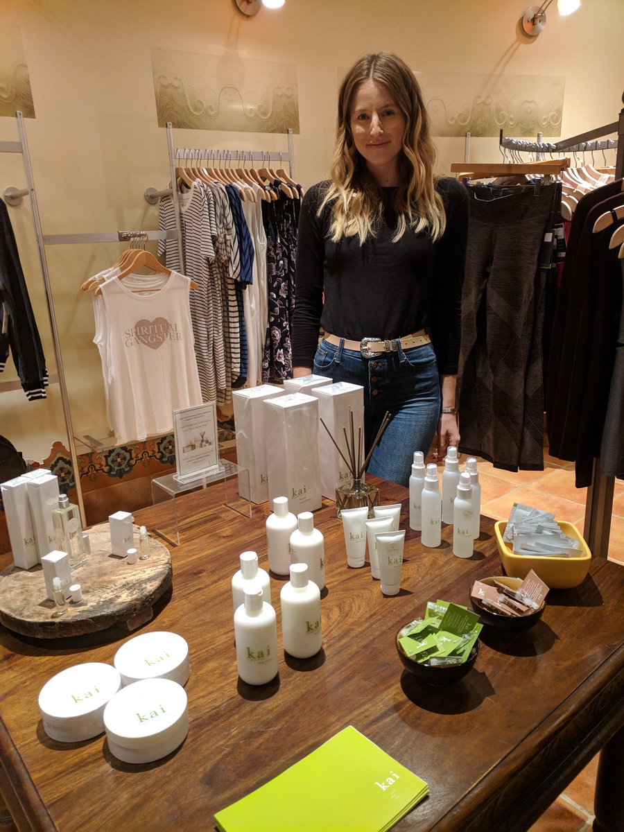 pacificwaterspa's tweet photo. Come by and meet Makela from @kaifragrance at our #getSPAcific open house! @HyattHB https://t.co/AahBYqbj1W