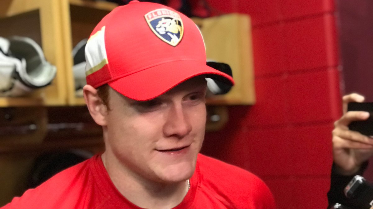 “It’s a pretty special feeling to get my first NHL goal.” - Owen Tippett https://t.co/veuFkwVgbZ