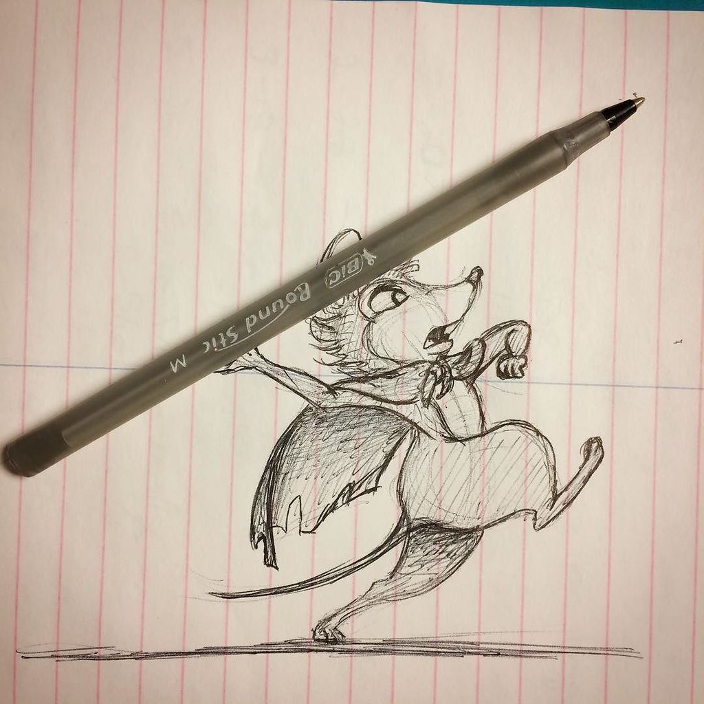 AaronLaShomb's tweet photo. #inktober day 23. #ballpointpen #drawing on #linedpaper for #inktober2017 #thepenismightier #animationart #artists… https://t.co/Bc14W8yEXN https://t.co/PnR1qXY0mo