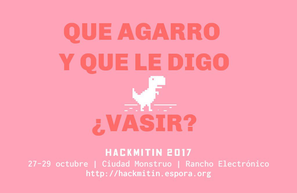 laguerraruda's tweet photo. Es que yo querer contigo. contigo #Hackmitin2017 en el @hackrancho exdf <3 
https://t.co/BqF2c4fhrM https://t.co/coFh5XuDXh