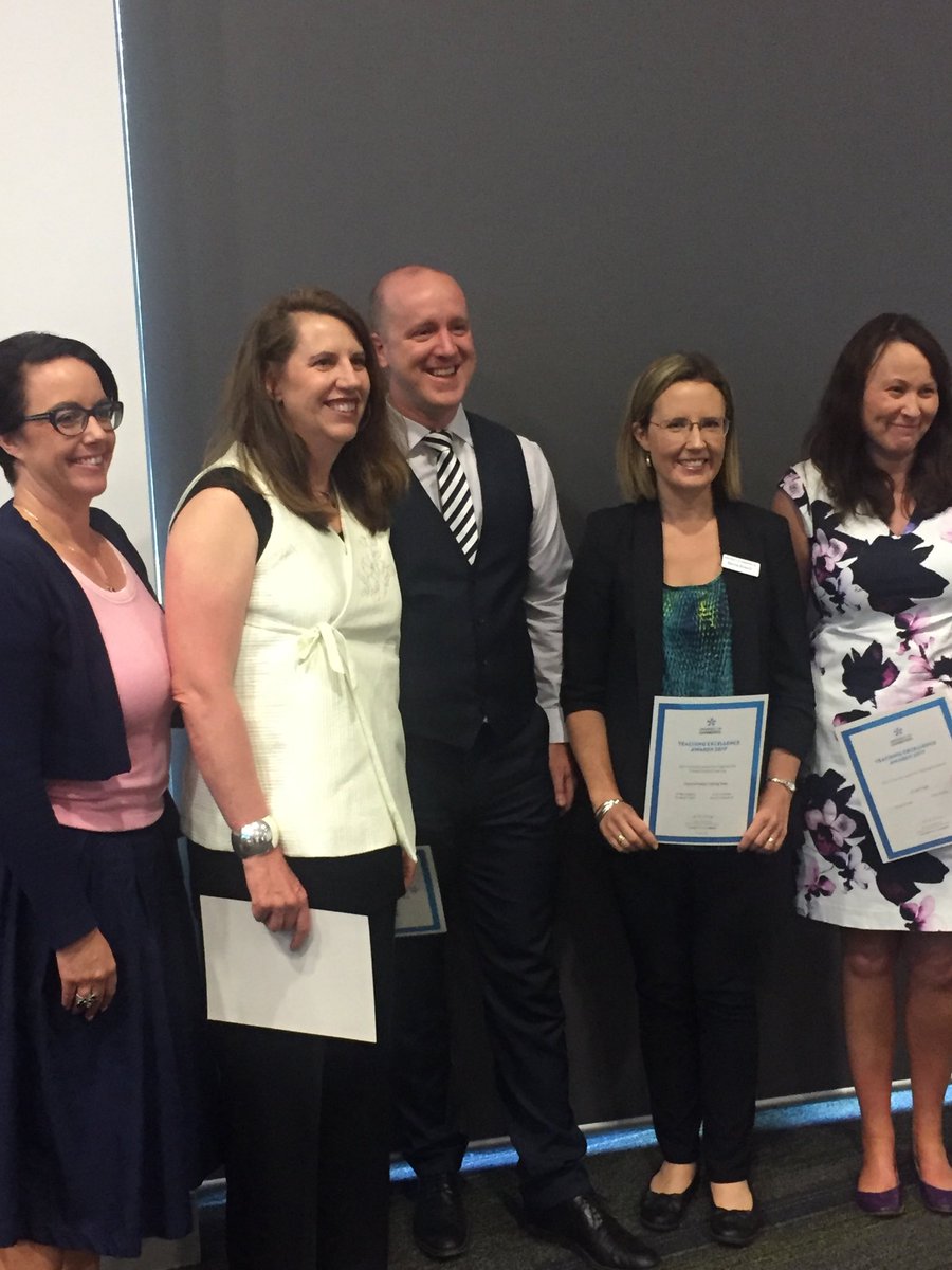 Faculty of health teaching excellence award winners. Brilliant showing all round!