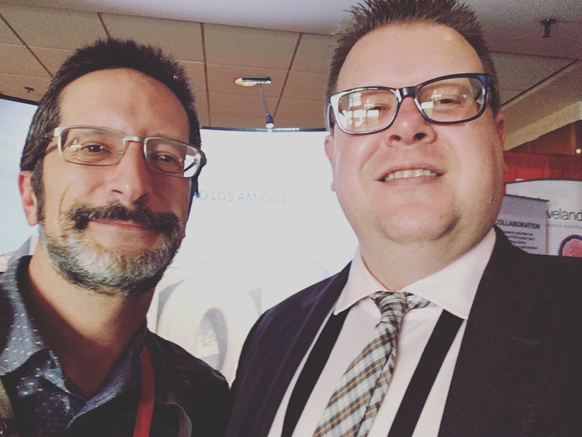 ShawnPhippsPhD's tweet photo. Met up with Mark Kovic at the ACRM Conference @makuhkovic @RanchoRehab @RanchoFdn @AOTAInc @ACRMtweets #ACRM2017 #PIRR2017 https://t.co/R71BXaP78g