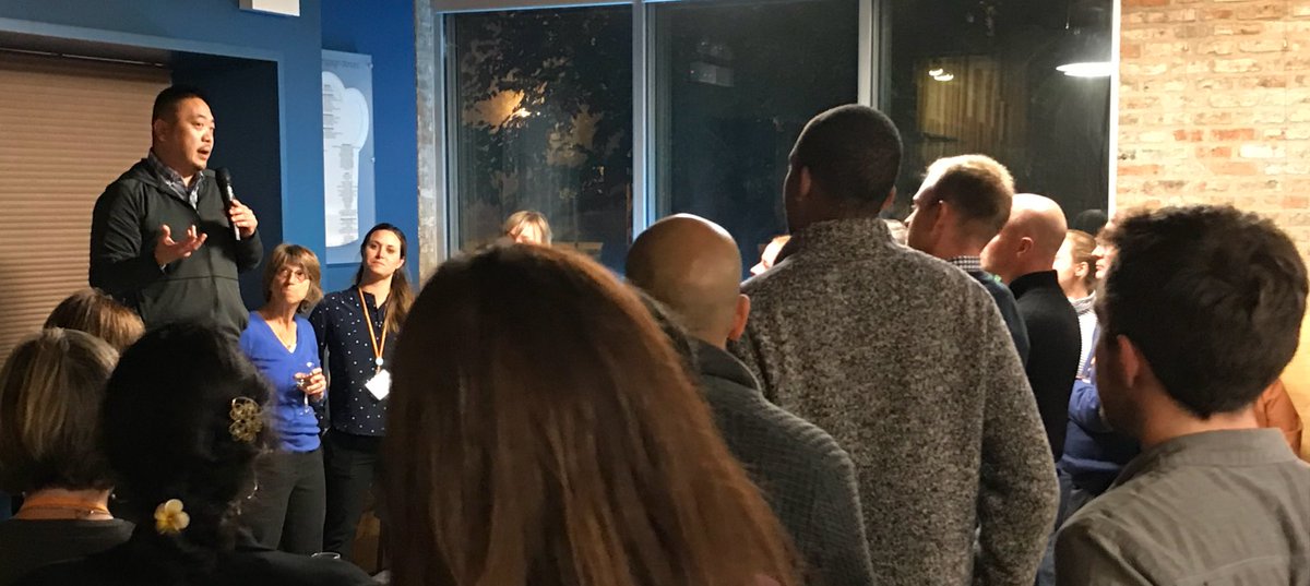 And the day turned into night with a fantastic joint dinner for the <a href="/REDFworks/">REDF</a> Portfolio and Accelerator cohorts at <a href="/DineWellDoGood/">Inspiration Kitchens</a>. #socent