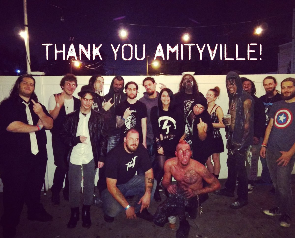 prey_upon's tweet photo. Thank you for coming out Monday! #preyuponband #motograter #logansroom #transmigration #blackbishop #loadedrockshows #amityvillemusichall https://t.co/E3NFoPurdo