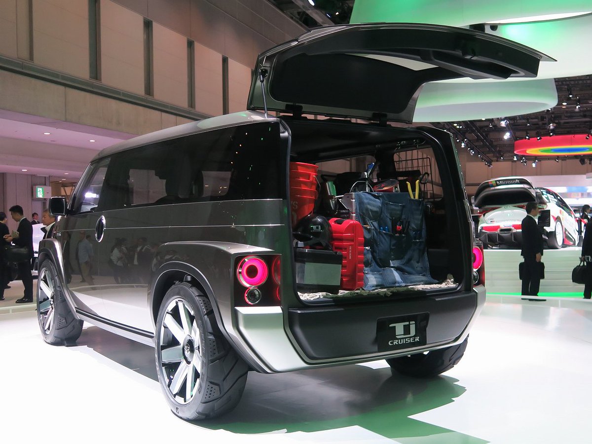 ট ইট র フレックス ドリーム 東京モーターショー にコンセプトカーとして世界初披露となった Tjクルーザー を現地でじっくりと見てきました Fjクルーザー の後継車 ともささやかれていますが果たして スペックや画像をたっぷりご紹介 コチラから