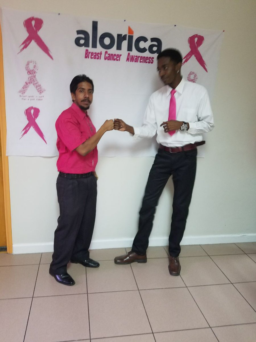 MichMorris11's tweet photo. Its all about yesterday...pink day... as we bring awareness to breast cancer. https://t.co/JuZEFKTF4U