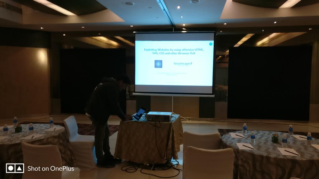 SecureLayer7's tweet photo. The Final Preparations are all getting set. #securelayer7training #cure53 https://t.co/FvWpFCdG1Q