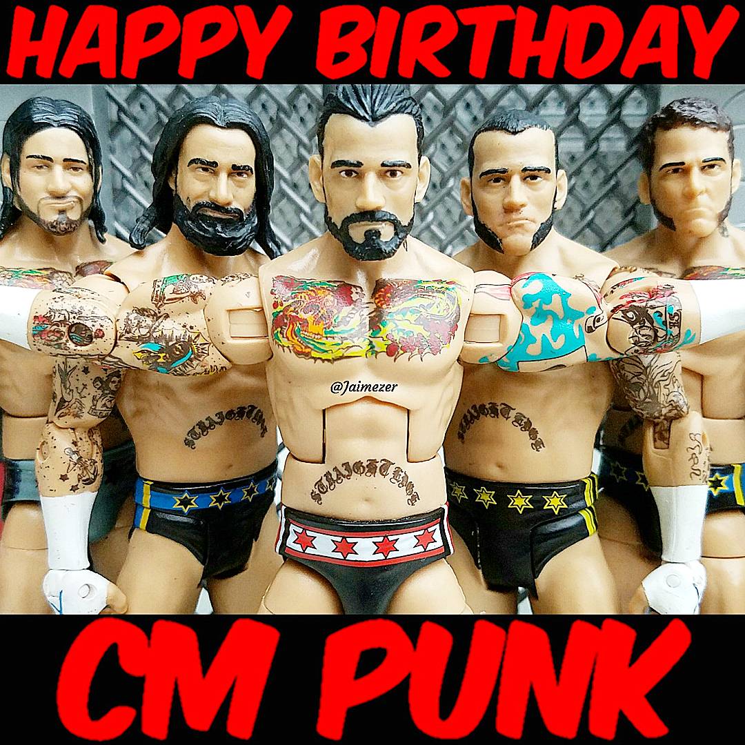 Happy Birthday to my favorite Wrestler of all time, CM PUNK!   
