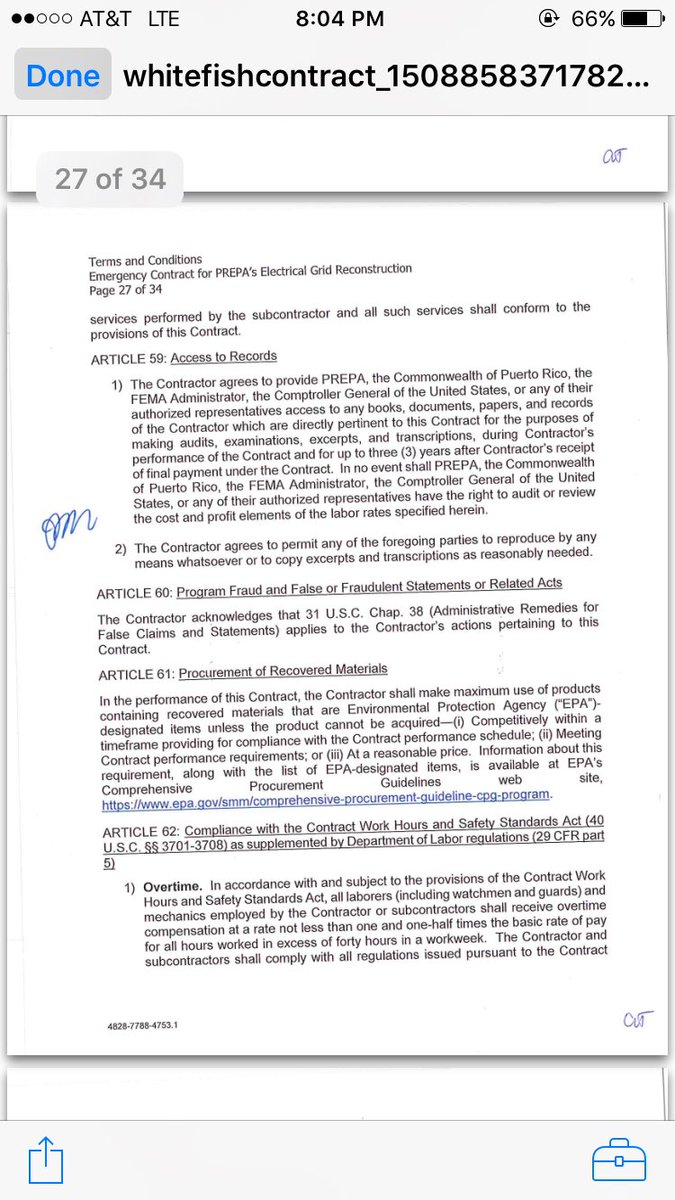 DavidBegnaud's tweet image. Whitefish contract leaked to @juliannagoldman: govt agencies "in no event shall ... have right to audit or review...cost &amp;amp; profit elements"