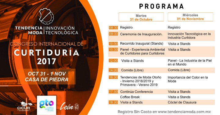 ¿Aún no tienes tu gafete? Puedes obtenerlo gratis el día del evento en el registro o anticipadamente por internet en tendenciamoda.com.mx