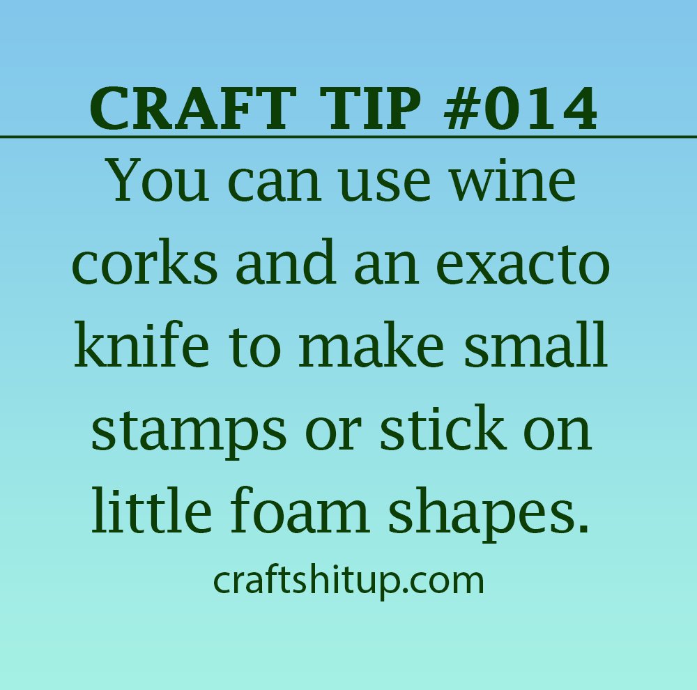 craftshitup's tweet photo. Left over wine corks? #stampingfun # crafttips #craftshitup https://t.co/uoRtstE1vI