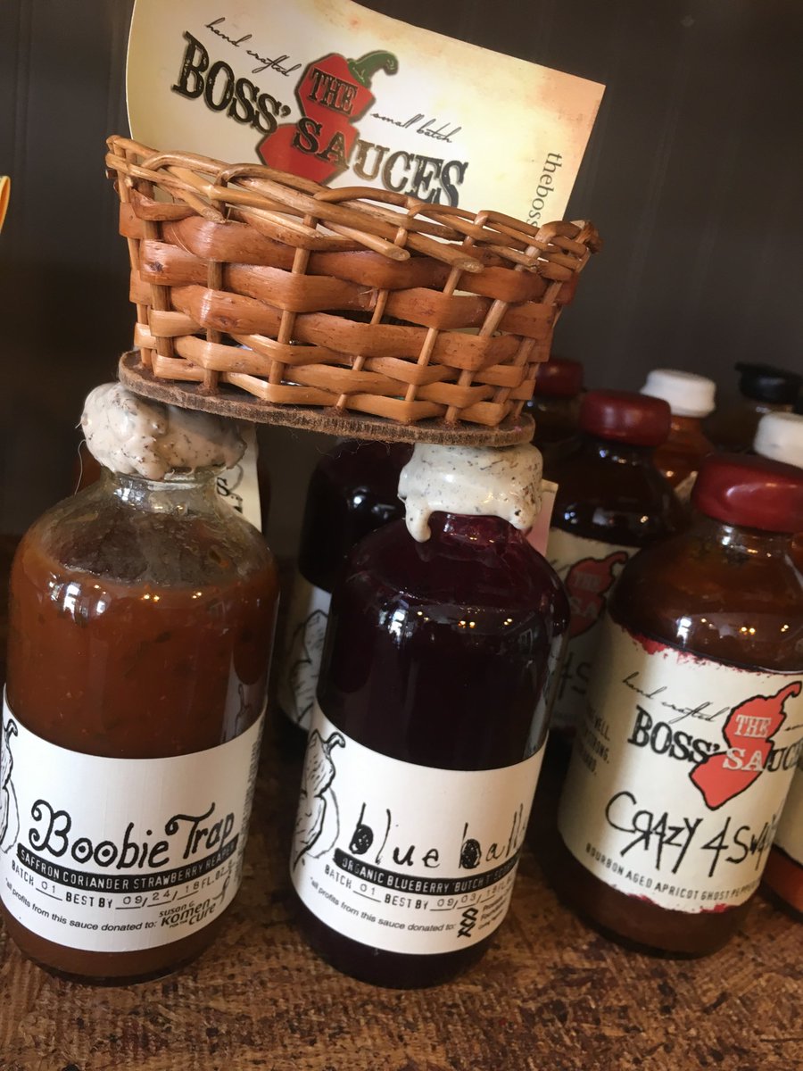 ChattersBaskets's tweet photo. #feelingwitchy  #NewHotSauce 
#BoobieTrap #SusanGKomen  #prostatecancer #foundation GivingBack #chatters #BossSauce https://t.co/kcGp59KVbk
