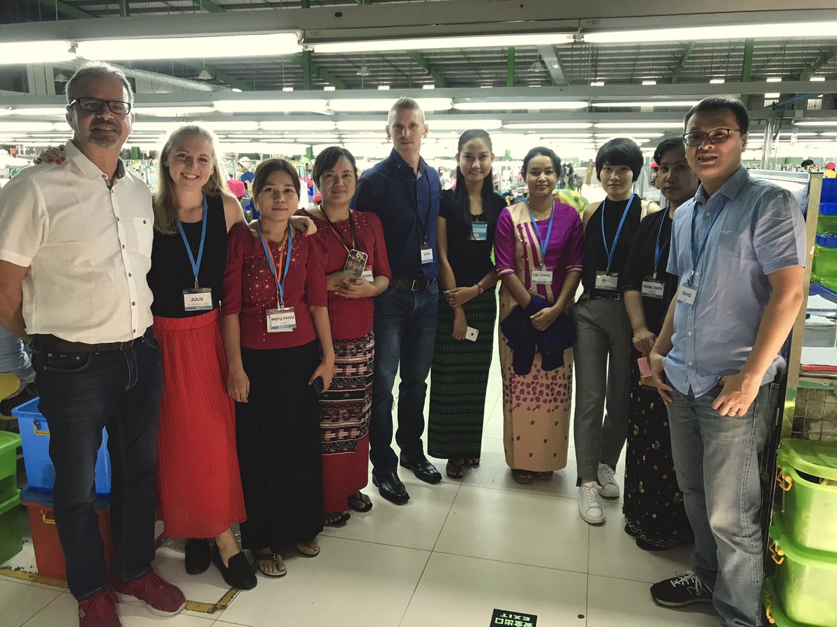 JulieBundgaard2's tweet photo. Productivity can be ↗️ work cond &amp; less overtime. Ending amazing week of #lean training in 👙 factory Thx team 🔵 for huge effort &amp; teamwork 💪 https://t.co/bE7J7zJRxf